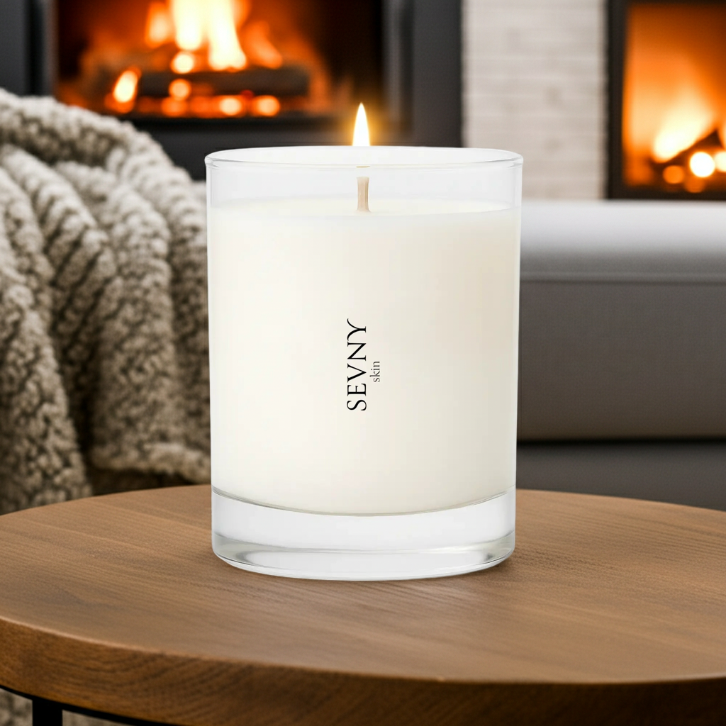 SEVNY Scented Candle - Lilac + Driftwood