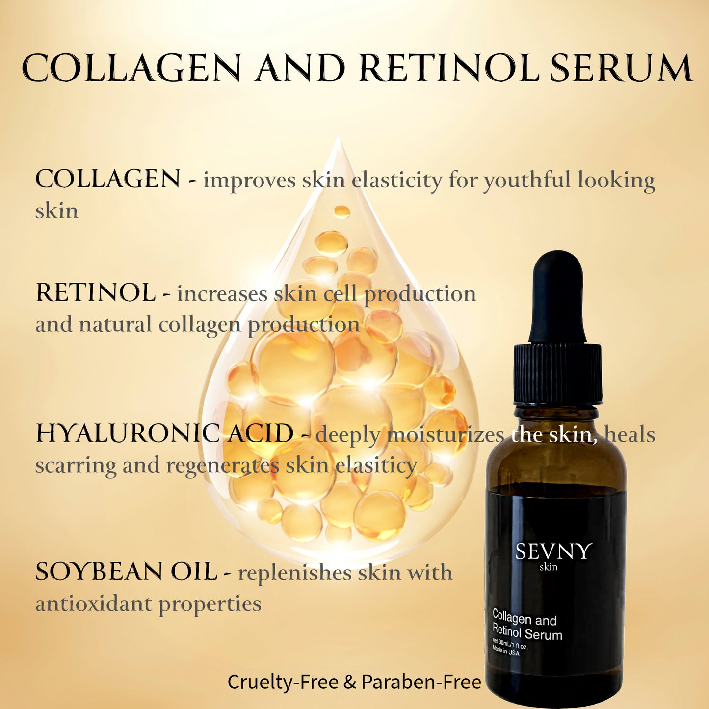 SEVNY Collagen and Retinol Serum