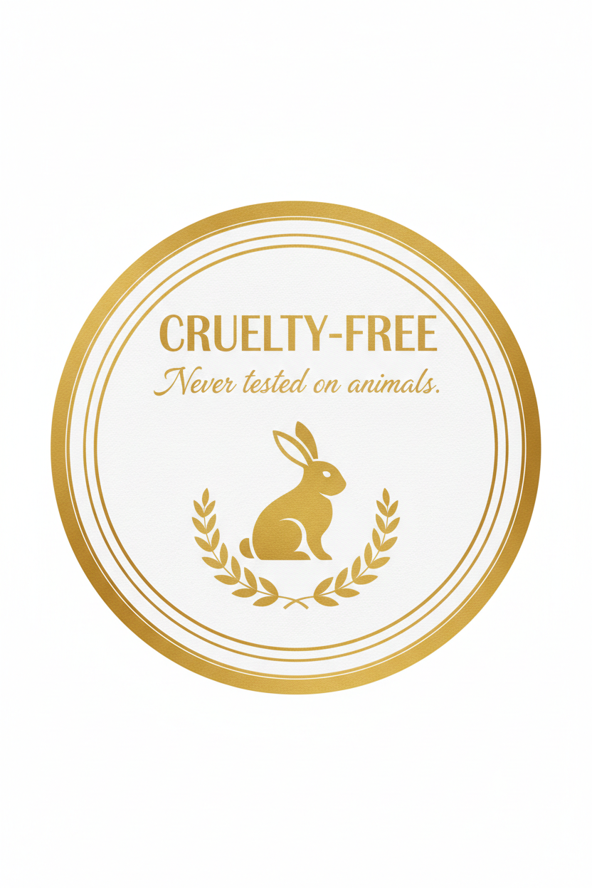 Cruelty-free badge with description